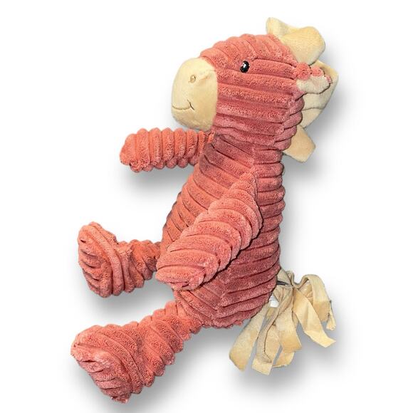 Unipak Plush Horse Kordy Corduroy Ribbed Stuffed Animal Nursery Rosy Gift 13” - Picture 3 of 8